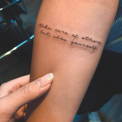 Literary Tattoos Quotes, Short Quote Tattoos, Font Tato, Good Tattoo Quotes, Small Quote Tattoos, Literary Tattoos, Tattoo Trend, Tattoo Quotes For Women, Muster Tattoos