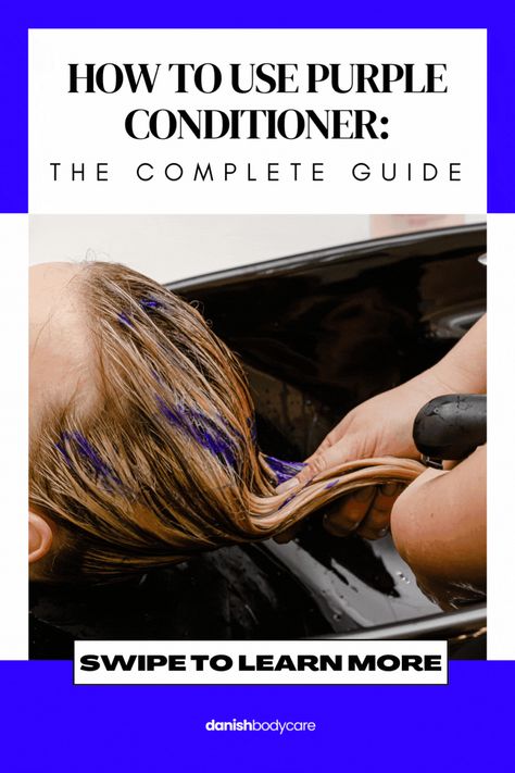 Curious about how to use purple conditioner to maintain your beautiful blonde or silver hair? Look no further! Our ultimate guide covers all you need to know about using purple conditioner effectively to banish brassiness and maintain a vibrant, cool hue. Say hello to luscious, toned hair! Ready to achieve the perfect color? Click the link to check out the full post and unlock the secrets of purple conditioner for your hair! Toned Hair, Purple Conditioner, Brassy Hair, Lavender Hair, Hair Rinse, Purple Shampoo, Tone Hair, Light Hair, Hair Health