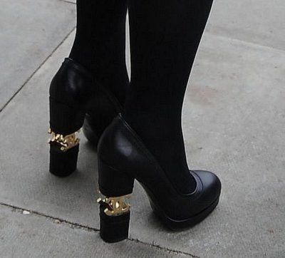 OH MY GOD these are the shoes from Lady Gaga's music video and I couldn't find them online!!! LOVEEEE. NEED Chanel Heels, Dr Shoes, Chanel Couture, Fabulous Shoes, Shoe Closet, Crazy Shoes, Dream Shoes, Shoe Obsession, Shoe Lover