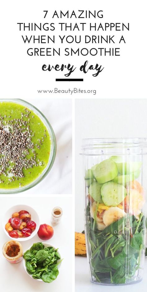 7 things that will happen when you drink a green smoothie every day! Check out the green smoothie health benefits I experienced during the first week of making green smoothies a healthy daily habit! Smoothie Benefits, Beauty Bites, Fruit Health Benefits, Matcha Benefits, Smoothie Prep, Smoothie Detox, Health Smoothies, Green Smoothie Recipes, Detox Smoothie