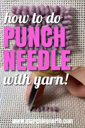 Rug Punching With Yarn, Needle Punch Wall Hanging, How To Needle Punch, How To Punch Needle, Yarn Punching, Punch Embroidery Patterns, Rug Making Punch Needle, Pinch Needle, Modern Punch Needle