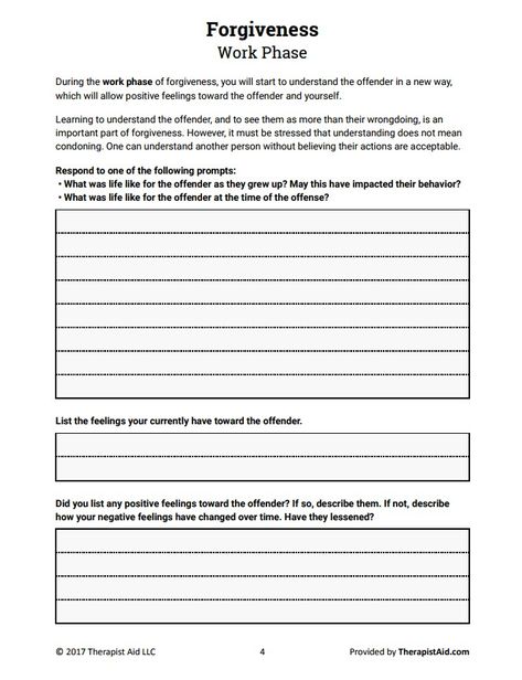 Forgiveness Group Activities, Forgiveness Therapy Worksheets, The Body Keeps The Score Worksheet, Forgiveness Worksheet, Couples Therapy Worksheets, Self Forgiveness, Mindfulness Therapy, Relationship Worksheets, Counseling Worksheets