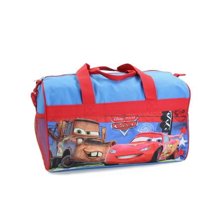 Lightning and Mater are ready to race to another adventure on the side of this super-cool but durable Disney Cars duffel bag for adults & kids. Boys Disney Cars Duffel Bag Red, featuring a print of Lightning McQueen and Mater on one side. Main compartment with zippered closure. Includes two side mesh pockets. Great for both adults and kids. Can be used as a carry-on, a sports bag or use for kids change of clothes. 100% Polyester. Easy to clean and very durable material. Approx. Measurements (inc Coach Rogue Bag, Disneyland Surprise, Vacation Tote Bag, Loungefly Purse, Lighting Mcqueen, Fall Tote Bag, Fall Tote, Canvas Duffle Bag, Bags Ideas