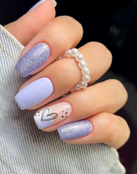 Trendy Short Nails, Nail Shapes Squoval, Gel Nails French, Manikur Kuku, Nail Collection, Squoval Nails, Hello Nails, Nagel Tips, Polish Art