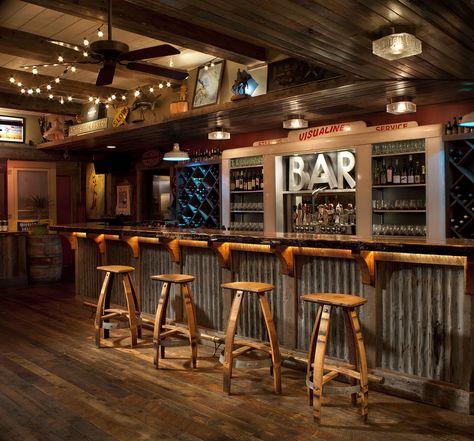 Reclaimed Furniture, Restaurant Furniture: Montana: Vinoture Saloon Ideas, Basement Bar Plans, Basement Bar Ideas, Wine Barrel Furniture, Basement Bar Designs, Home Bar Design, Bar Interior Design, Barrel Furniture, Rustic Bar