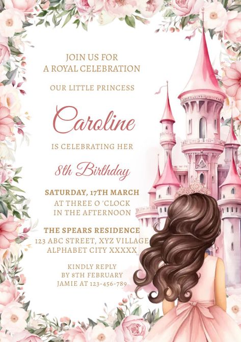 Invitation card design birthday