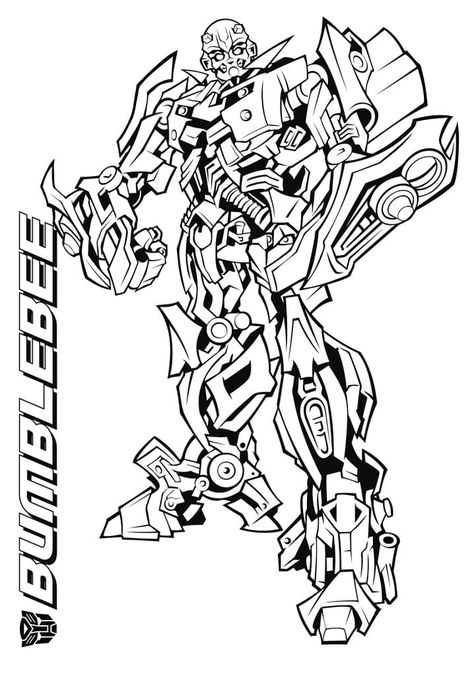 Awesome Bumblebee coloring page Bee Coloring, Transformers Coloring Pages, Bee Coloring Pages, Transformers Bumblebee, Transformers Artwork, Coloring Pages For Girls, Coloring Pages Printable, Page Ideas, Free Printable Coloring