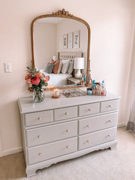 Bedroom With Vanity Ideas Layout, Dresser Decor Bedroom, Room Makeover Bedroom, Room Makeover Inspiration, Summer Break, Room Inspiration Bedroom, Room Ideas Bedroom, Bedroom Inspo, Aesthetic Room Decor