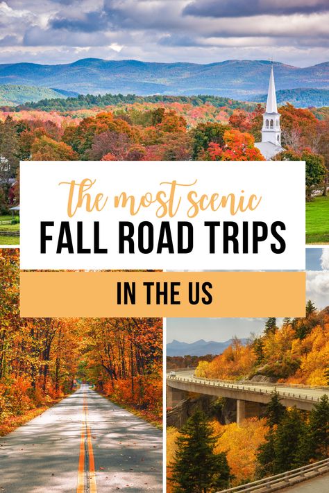 Autumn Road Trip, Midwest Road Trip, Fall Road Trip, East Coast Road Trip, West Coast Road Trip, Colors Of Fall, Trip Hop, Road Trip Destinations, Fall Travel