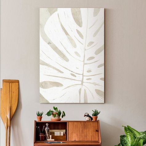 21 Work Office Decor Ideas 2022 — Best Office Decor Ideas Tropical Silhouette, Distressed Wood, Concrete Wall, How To Distress Wood, Black Decor, Painting Frames, White Frame, Painting Prints, Pillow Art