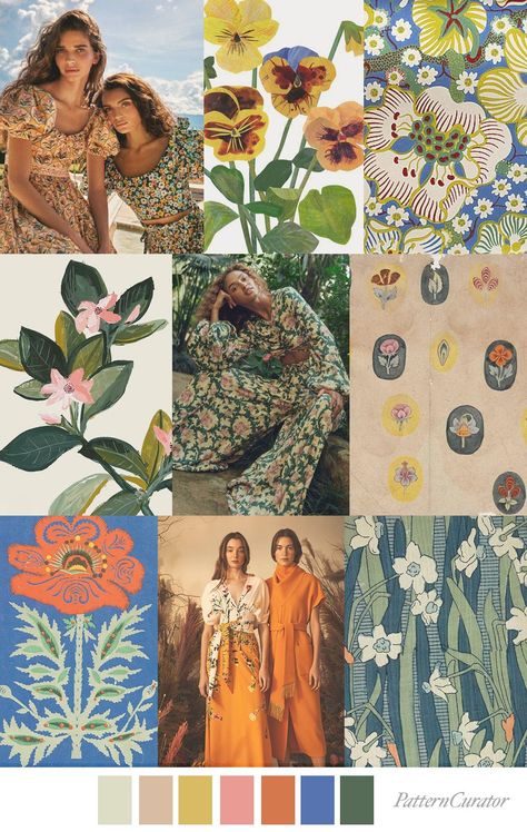 Pattern Curator color, print & pattern trends, concepts, insights and inspiration Pattern Curator, Print And Pattern, Fashion Trend Forecast, Concept Development, Lela Rose, Tropical Art, Botanical Pattern, Mood Board Fashion, Print Trends