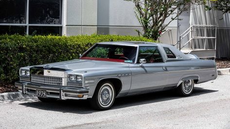 1975 Buick Electra 225 crossing the auction block at Kissimmee 2024 as J188.1. Buick Electra 225, Electra 225, Dream Car Garage, Buick Envision, Kissimmee Florida, Buick Electra, Vintage Vehicles, Alfa Romeo Giulia, Summer Special