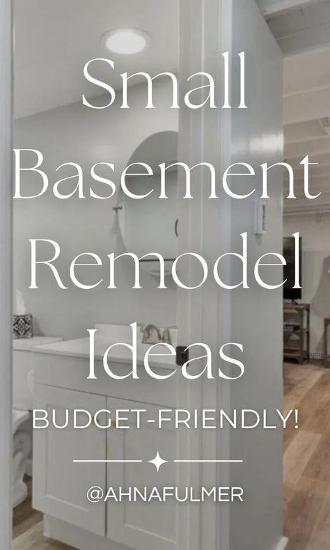 Small Dark Basement Makeover, Old Basement Remodel Low Ceiling, Small Basement Reno Ideas, Finishing Small Basement, Basement Open Bedroom Ideas, Livable Basement Ideas, Small Basement Renovation Ideas, Small Low Ceiling Basement Ideas, Beach Basement Ideas