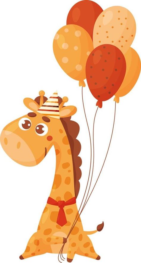 cute giraffe in birthday hat with balloons Cute Giraffe, Birthday Hat, Pokemon Go, Vector Free, Royalty Free, Pokemon, Balloons, Clip Art, Hats