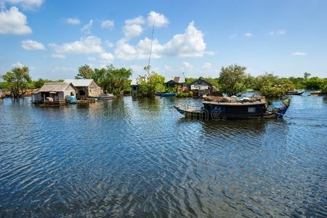 Tonle Sap lake, Cambodia. Floating House and Houseboat on the Tonle Sap lake, be , #spon, #Cambodia, #Floating, #lake, #Tonle, #Sap #ad Tonle Sap, Battambang, Mekong River, Siem Reap Cambodia, Mirror Reflection, Floating House, Marco Polo, Houseboat, Siem Reap