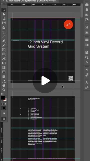 Stephen Kelman on Instagram: "An introduction to the 12 Inch Vinyl Record Grid System for Adobe InDesign

—

Precision type for analogue sounds: A record sleeve packaging grid template design for Adobe InDesign. The minimal, Swiss-style typography grid system and layouts are suited to numerous genres of music. Includes detailed style sheets making it straightforward to customise and your album cover artwork.

—

#albumartwork #recordsleeve #musicpackaging #typography #indesign #adobeindesign #gridsystem #swissstyle #indesignlayout #albumcover #layoutdesign" Analogue Design, Record Sleeve, Indesign Layout, Swiss Style, Grid System, Sleeve Packaging, Record Sleeves, Music Album Covers, Album Cover Design