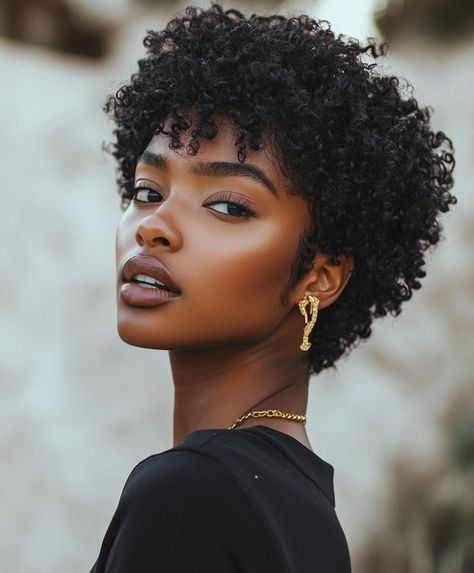 Tapered Afro, Side Shaved, Shaved Hairstyles, Short Natural Curly Hair, Short Haircuts For Black Women, Twa Hairstyles, Tapered Natural Hair, Natural Hair Cuts, Natural Hair Short Cuts