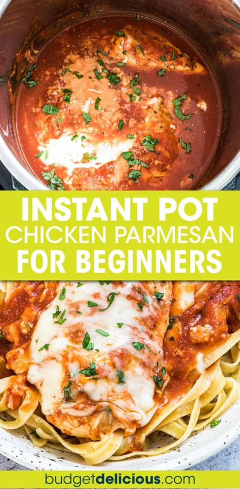 Chicken Parmesan Instant Pot Recipes, Chicken Parmesan Recipe Instant Pot, Chicken Marinara Instant Pot, Instant Pot Chicken Parmesan Pasta, Instant Pot Chicken Recipes Breast, Chicken Parm Instant Pot, Instant Pot Chicken Breast Recipes Easy, Parmesan Chicken Instant Pot, Instapot Chicken Parmesan