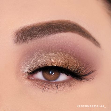 Golden Treasure Palette | MOIRA Cosmetics Prom Makeup For Brown Eyes, Quinceanera Makeup, Glam Eye Makeup, Evening Eye Makeup, Golden Treasure, Wedding Makeup For Brown Eyes, Eye Makeup Pictures, Eye Looks, Gold Eyeshadow