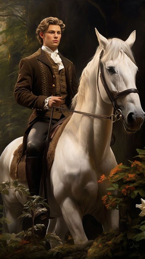 England Handsome Young Man Riding a Horse #England #handsome #man #guy #avatar #wallpaper Disney Characters As Humans, Avatar Wallpaper, Otto Von Bismarck, Man On Horse, Riding A Horse, Character Inspiration Male, Romance Art, Graphic Poster Art, Handsome Prince