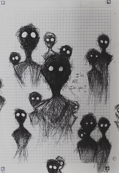 Creepy Shadow Drawing, Drawing Ideas Creepy Dark, Wierd Drawing Ideas Creepy, Dark Figures Creepy, Creepy Pencil Drawings, Scary Figure Drawing, Drawing Monsters Creepy, Cool Scary Drawings, Dark Pencil Sketches