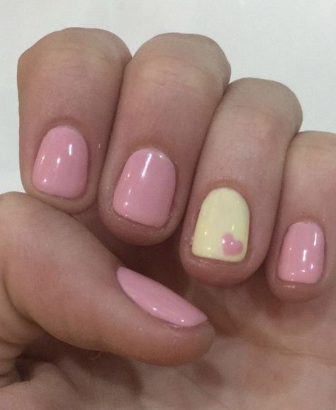 Cutecore Nails, Hello Nails, Cute Simple Nails, Her Nails, Pretty Gel Nails, Really Cute Nails, Cute Gel Nails, Soft Nails, Kawaii Nails