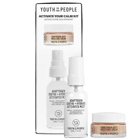 Youth to the People Activate Your Calm Kit Sheer Foundation, Youth To The People, Color Wow, Chanel Makeup, Dewy Skin, Face Mist, Sleek Hairstyles, Pastel Nails, Pinterest Photos