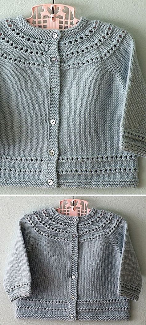 Childrens Sweaters To Knit Free, Free Baby Boy Knitting Patterns, Knit Baby Cardigan Pattern Free, Easy Baby Cardigan Knitting Pattern Free, Kids Knitting Patterns Free, Free Knitting Patterns For Babies, Free Childrens Knitting Patterns, Crochet Baby Shrug, Crochet Baby Cardigan Free Pattern