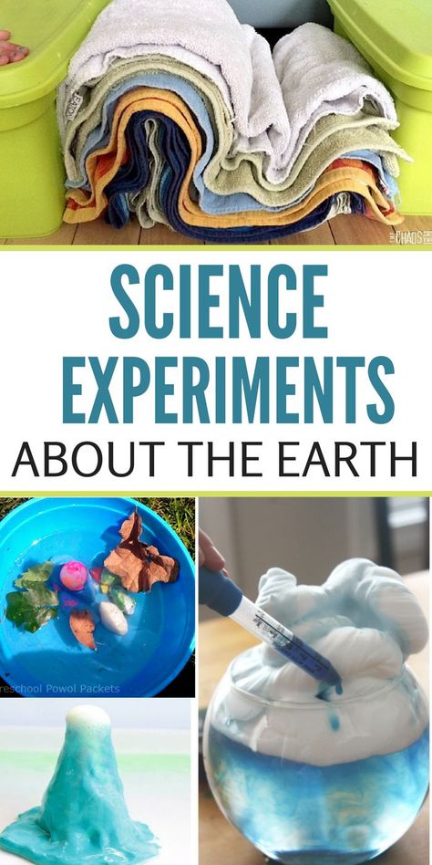 Earth Science Experiments, Elementary Earth Science, Earth Science Middle School, Elementary Science Experiments, Earth Science Projects, Science Experiments Kids Elementary, Earth Science Activities, Earth Activities, Earth Science Lessons