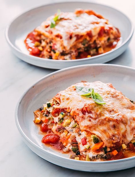 Lasagna Primavera Lasagna Primavera Recipe, Lasagna Primavera, Summer Lasagna, Traditional Lasagna, Lasagna Pasta, Ricotta Pasta, Fresh Broccoli, Lasagna Recipe, Holiday Food