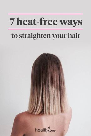 Tips For Straight Hair, Straight Hair Tips, Straightening Curly Hair, Straightening Natural Hair, Straighten Hair, Natural Straight Hair, Hair Without Heat, Curls No Heat, No Heat Hairstyles