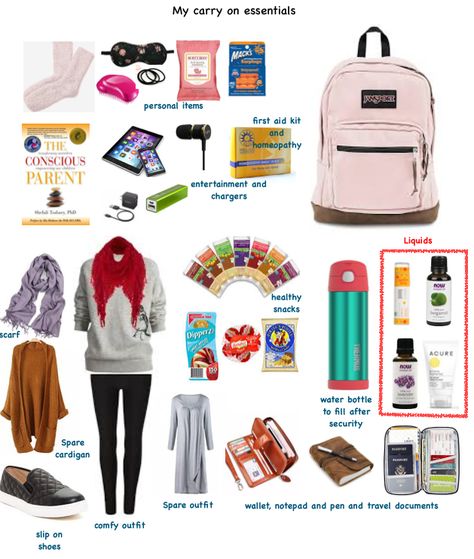 natural crunchy moms airplane carry on packing list essentials Airplane Personal Item Bag, Airplane Carry On Essentials, Carry On Packing List, Disney Trip Surprise, Cozy Travel, Airplane Carry On, Carry On Essentials, Travel Packing Checklist, Easy Jet