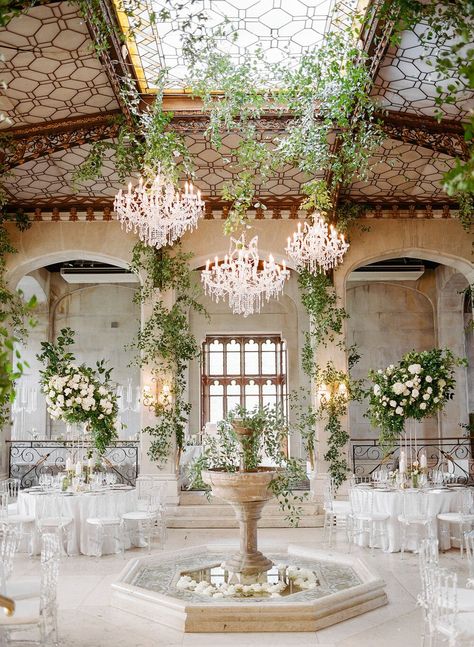 Hempstead House, Photowall Ideas, Wedding Chandelier, Indoor Reception, Dream Wedding Venues, Castle Wedding, Indoor Wedding, Italian Wedding, Timeless Wedding