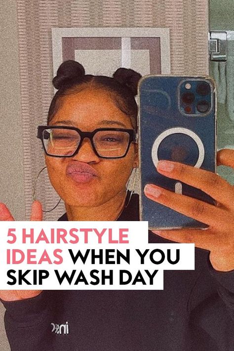 Discover five of the best natural hairstyle ideas for when you need to push your wash day back. #hairtips #hairinspiration Wash Day Hairstyles, Bad Hair Day Hairstyles, Natural Hairstyle Ideas, Wash Day Routine, Day Hairstyles, Day Routine, Natural Hairstyle, Stylish Headbands, Wash Day