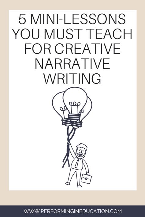 Generating Ideas For Narrative Writing, Creative Narrative Writing, Teaching Narrative Writing Middle School, Imaginative Narrative Writing, Narrative Writing 3rd Grade, Narrative Writing 4th Grade, Narrative Writing Middle School, Fictional Narrative Writing, Narrative Writing Lessons