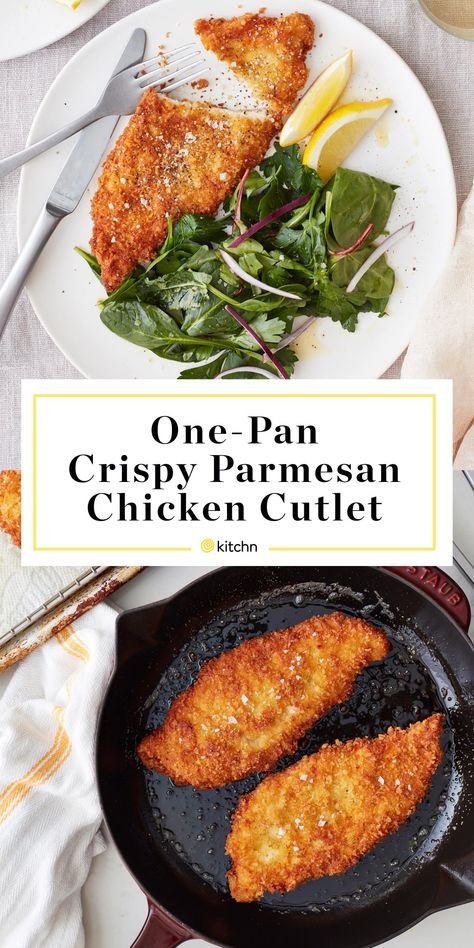 Crispy Parmesan Chicken Cutlets, Pan Fried Chicken Cutlets Recipe, Parmesan Crusted Chicken Cutlets, Chicken Cutlets On Blackstone, Recipe For Chicken Cutlets, Italian Chicken Cutlet Recipes, Fried Chicken Parmesan Recipe, Italian Chicken Cutlets, Chicken Starters