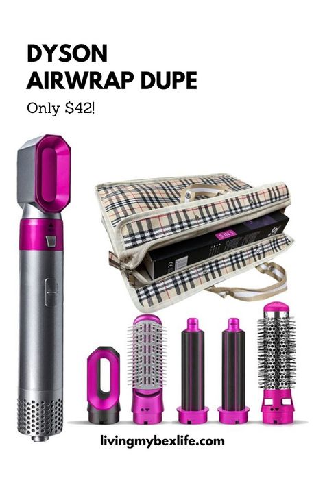 dyson air wrap Dyson 5 In 1, 5 In 1 Hairstyler, Hair Blower Brush, Dyson Hair Curler, Braids Prom Hairstyles, Santa Eyes, Airwrap Hairstyles, Bohemian Goddess Braids, Braids Prom