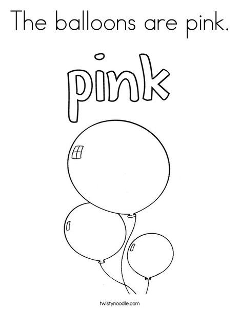 Pink Coloring Page, Color Lesson Plans, Colour Activities, Daycare Lesson Plans, Preschool Color Activities, Color Worksheets For Preschool, Nursery Rhymes Activities, Color Lessons, Classroom Lesson Plans