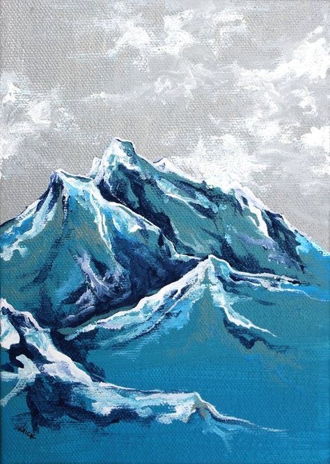 Book Paintings, Landscape Design Drawings, Mount Cook, Craft Painting, Landscape Design Plans, Mountain Canvas, Landscape Architecture Design, Landscape Designs, Landscape Paintings Acrylic