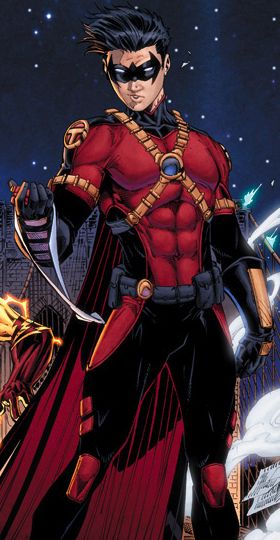 Red Robin - Tim Drake Timothy Drake, Tim Drake Red Robin, Robin Tim Drake, Robin Dc, Bob Kane, Fantasy Heroes, Stephanie Brown, Univers Dc, Red Robin