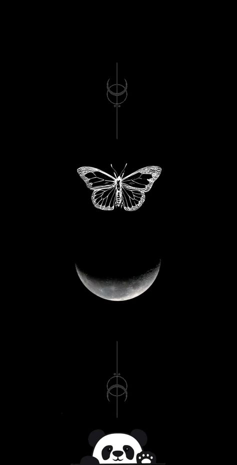 #wallpaper #dark #black #moonwallpaper #pandawallpaler #butterfly #asthetic Wallpaper Butterflies Aesthetic, Dark Butterfly Wallpaper Black, Moon And Butterfly Wallpaper, Butterfly Dark Wallpaper, Black Butterfly Wallpaper Aesthetic, Homescreen Wallpaper Aesthetic Dark, Dark Butterfly Wallpaper Aesthetic, Butterfly Dark Aesthetic, Black Butterfly Aesthetic