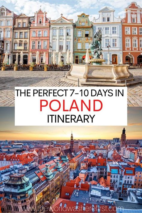 Poland Itinerary, Travel Poland, Visit Poland, Poland Travel, Travel Inspiration Destinations, Europe Itineraries, Travel Wishlist, International Travel, Plan A