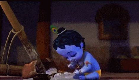 Happy Janmashtami Gif, Janmashtami Gif, Little Krishna Cartoon, Cartoons Krishna, Yashoda Krishna, Krishna Avatar, Krishna Gif, Krishna Hindu, Radha Krishna Songs