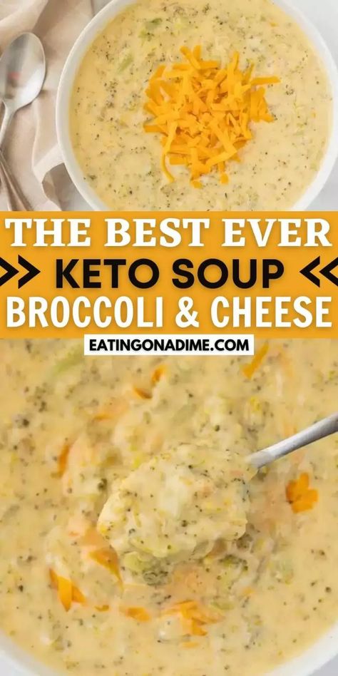 Stylish Cravings, Broccoli Cheddar Soup Recipe, Cheddar Soup Recipe, Keto Broccoli Cheese Soup, Low Carb Soup Recipes, 500 Calorie, Broccoli Cheese Soup Recipes, Cheese Soup Recipes, Resep Diet