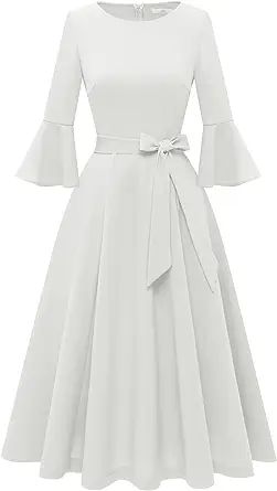 Christmas Dress White, Modest Graduation Dresses, Party Dresses For Wedding, Winter Christmas Dress, Elegant Formal Dress, Midi Evening Dress, Dresses For Wedding Guest, Elegant Cocktail Dress, A Line Cocktail Dress