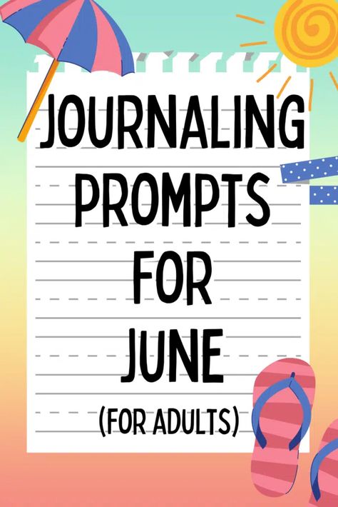 June Journal Prompts - Planning Inspired June Journal Prompts, May Journal Prompts, June Journal, Morning Journal Prompts, Daily Journal Prompts, Journaling Prompts, Small Acts Of Kindness, Writing About Yourself, Journal Writing Prompts