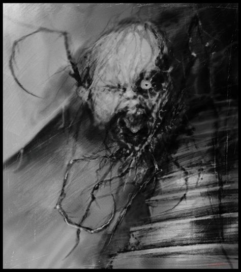 Scary Stories Inspired Sketch by David Romero on ArtStation Movie Theater Rooms, Old Newspaper, Imaginary Friend, Scary Stories, Shutter Speed, Detailed Image, Antonio Mora Artwork, Abstract Art, Sketch