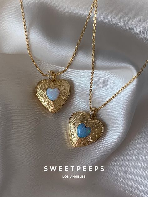 Product Details + Care - High Quality Gold Plated Over Brass - Cubic Zirconia  - Brass: Copper + Zinc Alloy- 1 Necklace- Wipe Clean  - Imported  Dimensions - Chain Length Approximately 16”+ 2" Extension- Heart Locket Opens. Can insert photo of choice. Photo does not come with locket.  - Heart Locket Approximately 0.75" Heart Locket Necklace, Jewelry Accessories Ideas, Dope Jewelry, Jewelry Lookbook, Brass Copper, Heart Locket, Girly Jewelry, Jewelry Inspo, Dream Jewelry