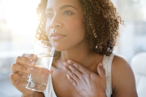 Swallowing 101: How it works, risk factors & 5 tips for a healthy esophagus - WellTuned by BCBST Lump In Throat, Swallowing Problems, Silent Reflux, Voice Therapy, Thyroid Levels, Muscles Of The Face, Throat Pain, Reflux Disease, Everyday Health