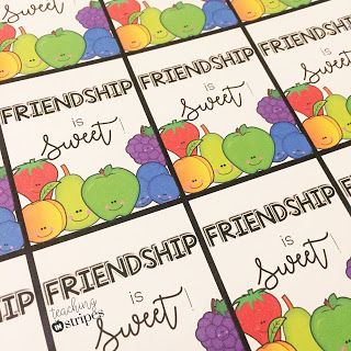 Friendship Salad Recipe, Friendship Fruit Salad Preschool, Friendship Salad, Teaching Friendship, Friendship Recipe, Brag Tags, Tree Study, State Testing, Second Grade Teacher